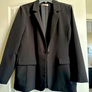 Women’s Black Blazer - L